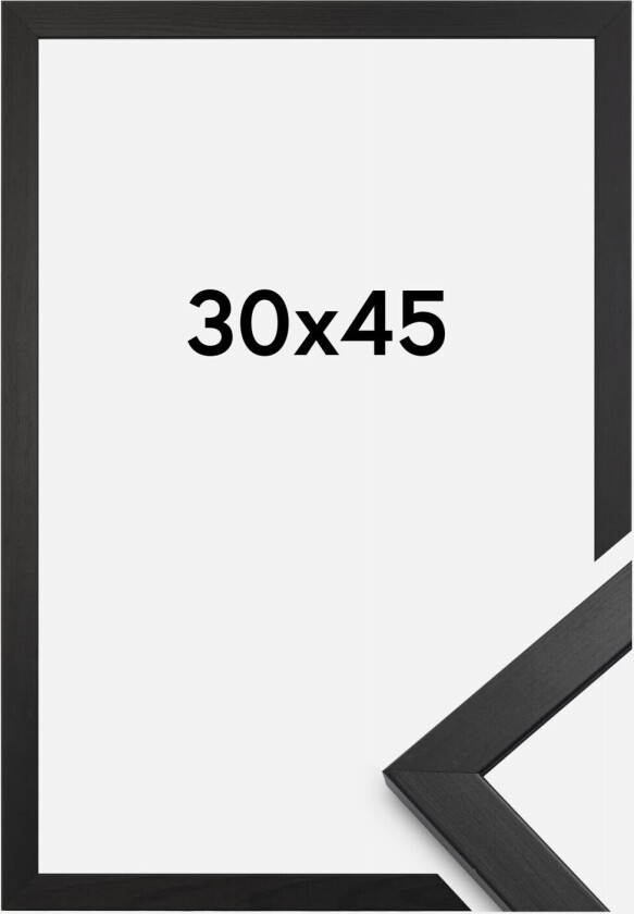 Ramme Stilren Akrylglass Svart 30x45 Cm