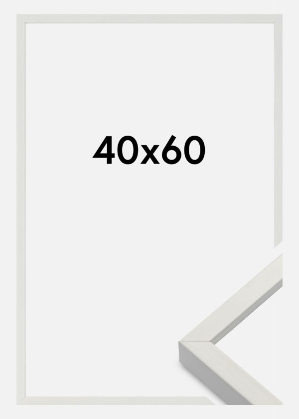 Focus Ramme Vivaldi Hvit 40x60 Cm