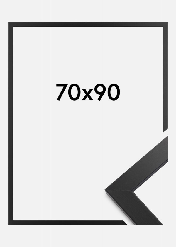 Ramme Black Wood Akrylglass 70x90 Cm