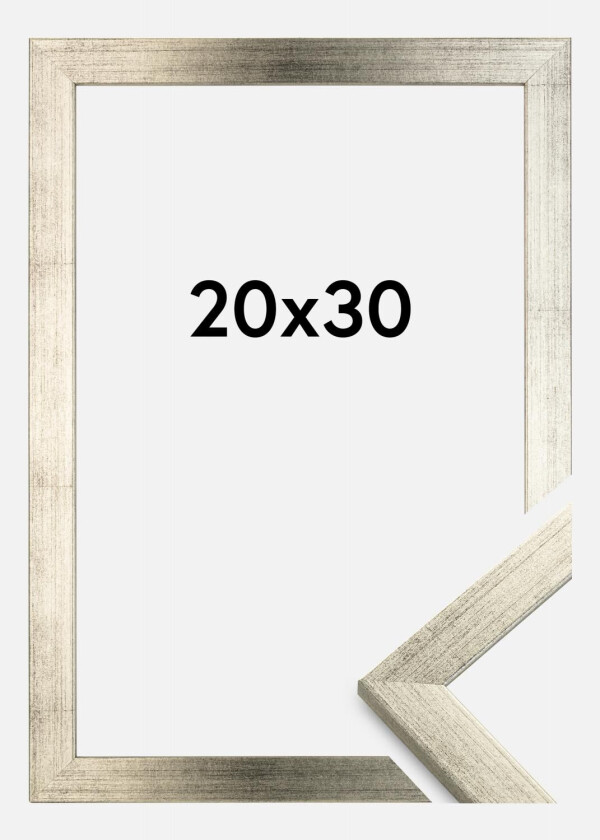 Ramme Stilren Akrylglass Sølv 20x30 Cm