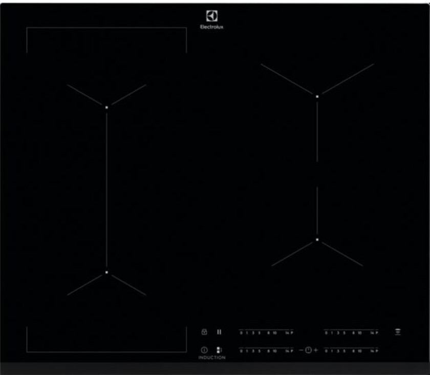 EIV63443 hob Black Built-in Zone induction hob 4 zone(s)