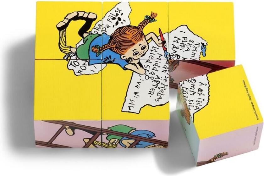Klossepuslespill, Pippi, 6 brikker
