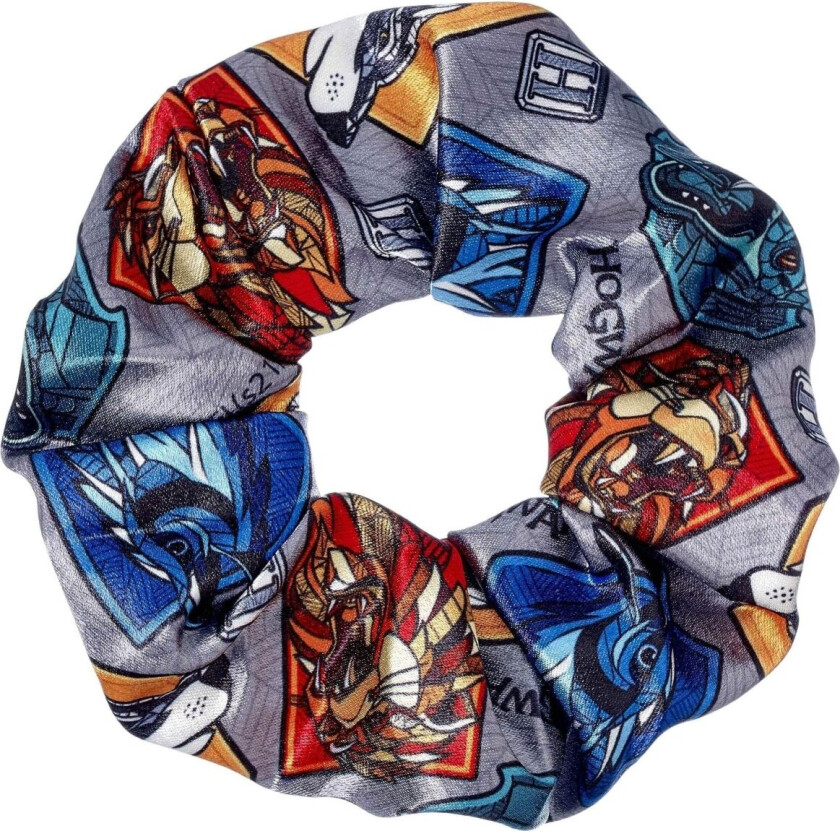 Hårstrikk Scrunchie Hogwarts Crest
