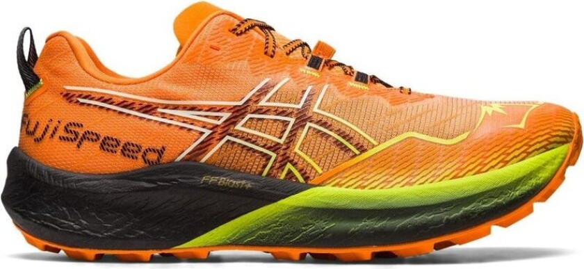 Asics Fuji Speed 2, løpesko, herre Bright Orange/antiqu