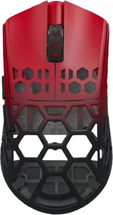 M2 4k Trådløs Gaming Mus - Rød/svart