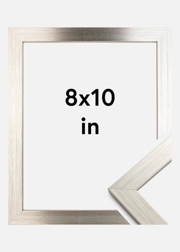 Ramme Silver Wood 8x10 Inches (20,32x25,4 Cm)