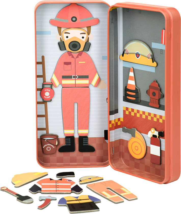 - Magnetic Hero Box - Firefighter - (ME085)