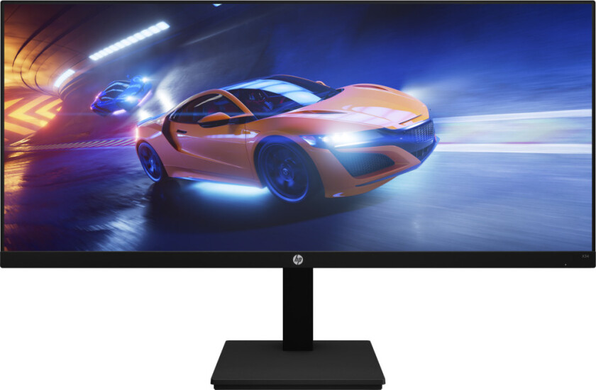 34" HP X34 - 3440x1440 - 165Hz - IPS - 1 ms - Skjerm