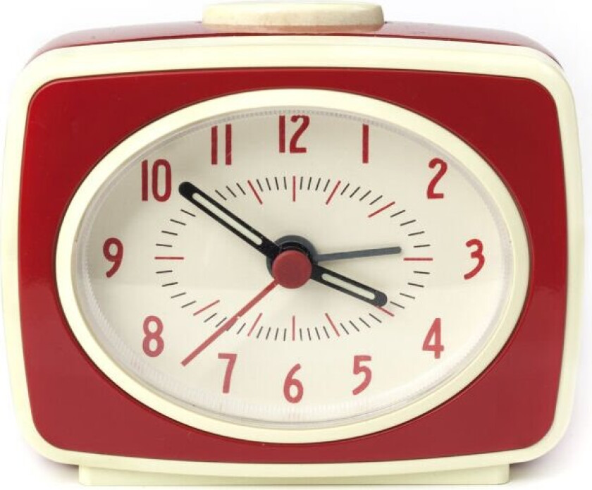 Small Classic Alarm Clock Red (AC14-RD-EU)