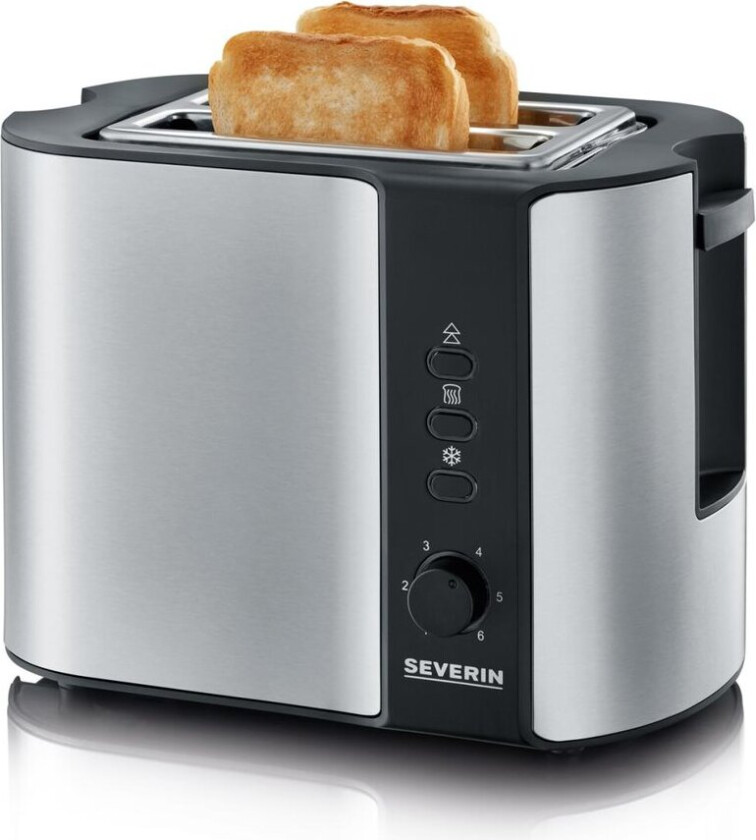 Brødrister AT 2589 - Brushed Stainless Steel/Black