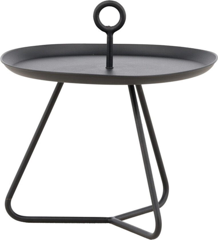 Pamplona hagebord sidebord Ø40 svart.