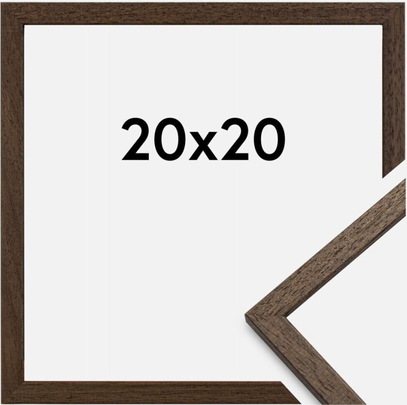 Ramme Edsbyn Valnøtt 20x20 Cm