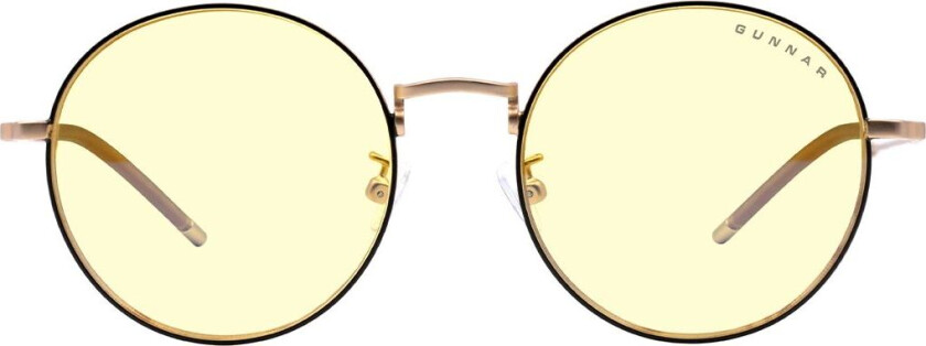 Gunnar Optiks Ellipse - Svart/gull - Amber