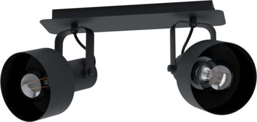 Casibare Wall L335 sort, E27, 2X28W