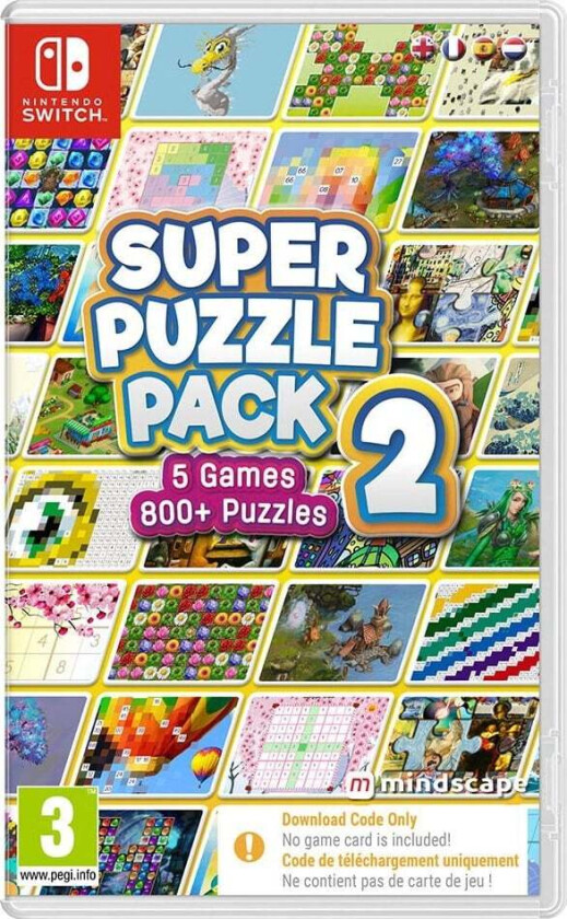 Super Puzzle Pack 2 (Code in a Box) - Nintendo Switch - Puslespill