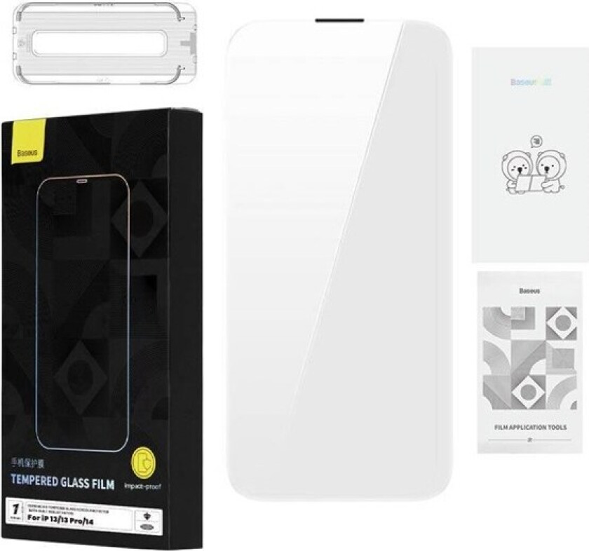 Tempered Glass 0.4mm Iphone 13/13 Pro/14 + cleaning kit