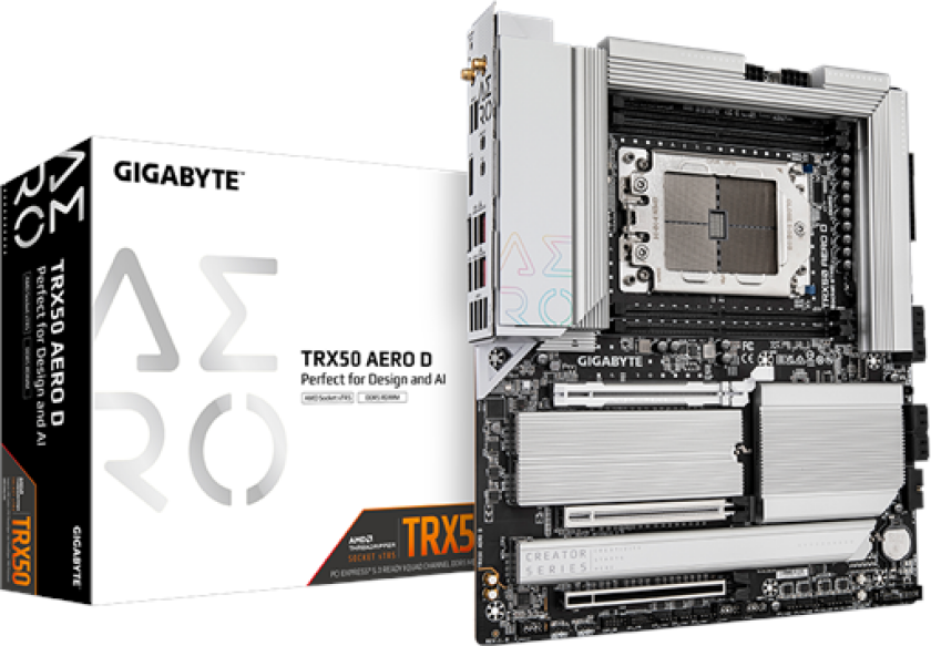 TRX50 AERO D Hovedkort - AMD TRX50 - AMD sTR5 socket - DDR5 RAM - Extended ATX