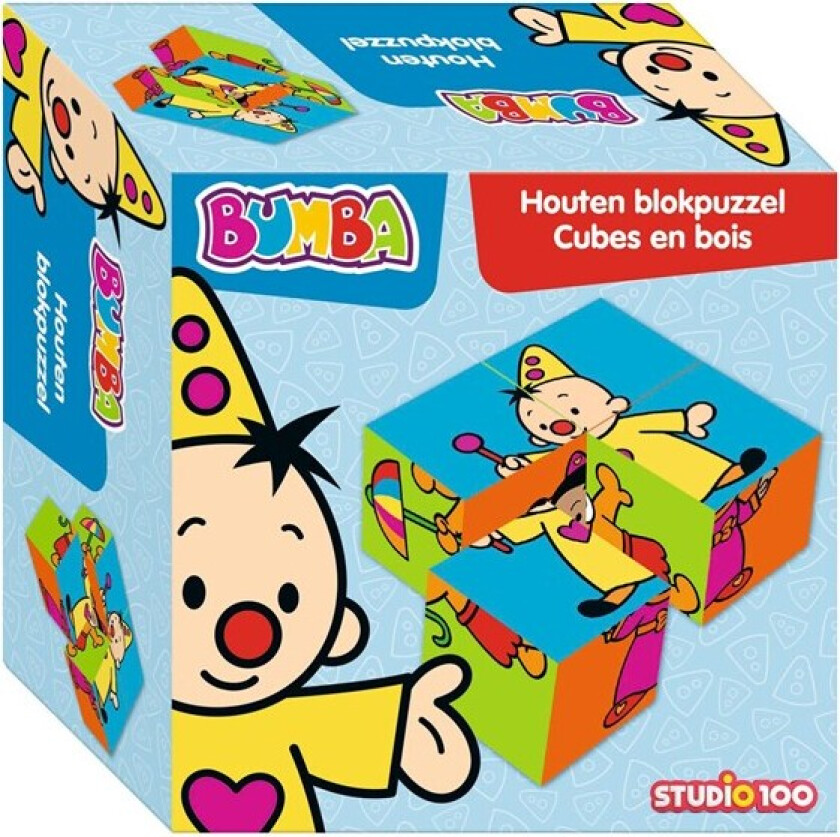 Bumba Wooden Block Puzzle 4pcs.