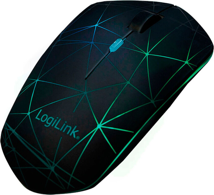 Optical Bluetooth mouse illuminated - Mus - Optisk - 3 knapper - Svart