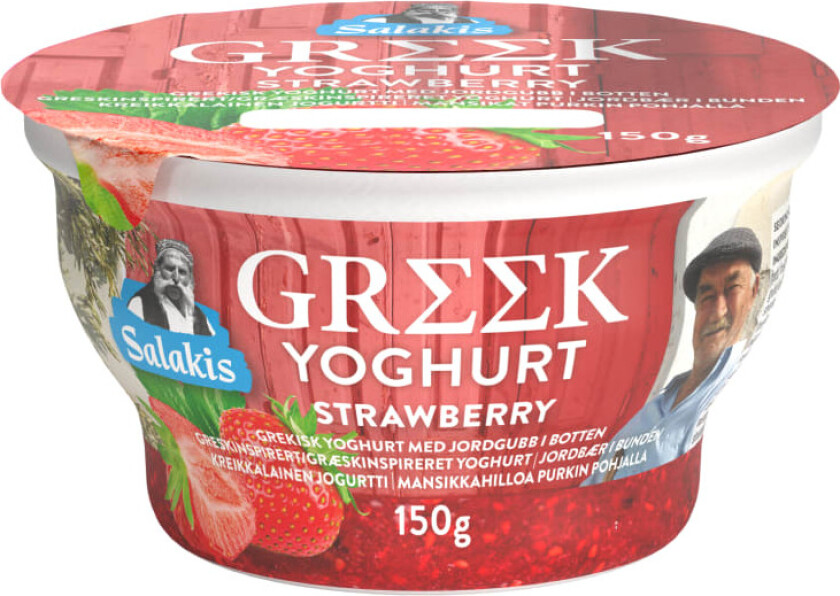 Yoghurt Gresk Jordbær 150g