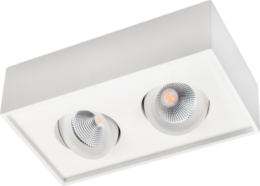 Cube lux 2x white 2700k