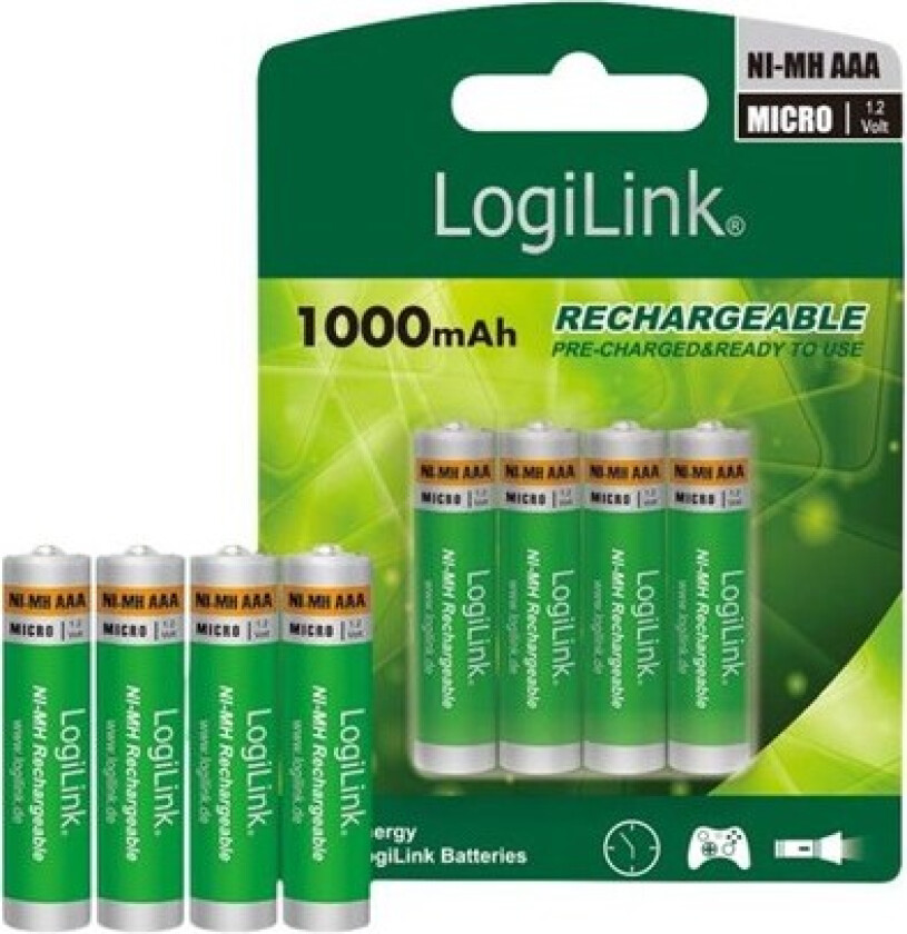 LR03RB4 LOGILINK - AAA Ni-MH rechargeable