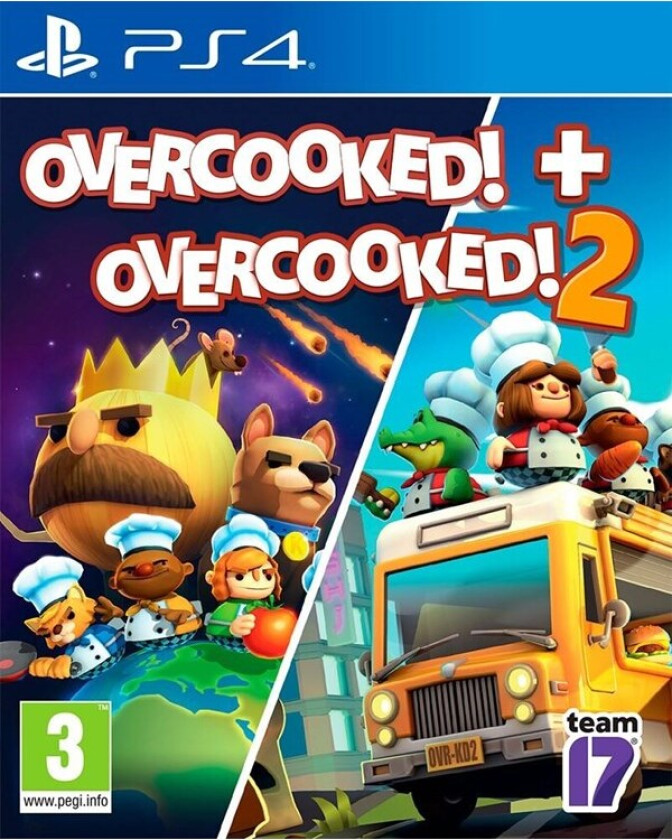 Overcooked! 1 & 2 - Sony PlayStation 4 - Party