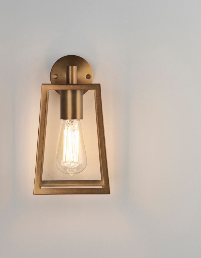 Wall Astro 7984 Calvi Wall 215 E27 LED max 12W antikk messing IP23