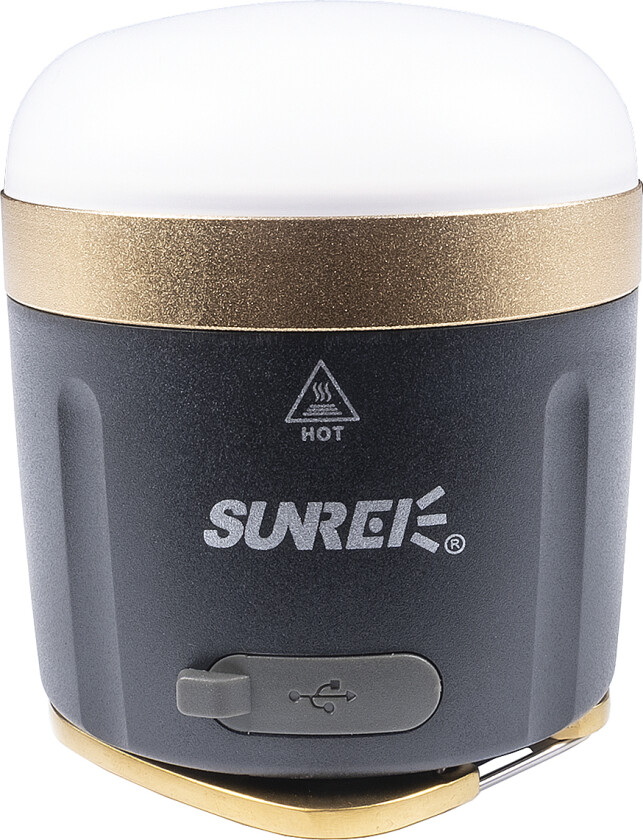 Oppladbar campinglykt med powerbank, Sunree CC3, CC5