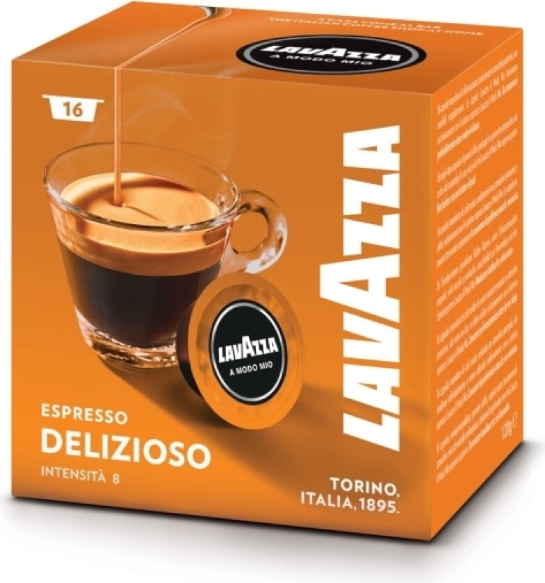 Espresso Delizioso kaffekapsler, 16 stk.