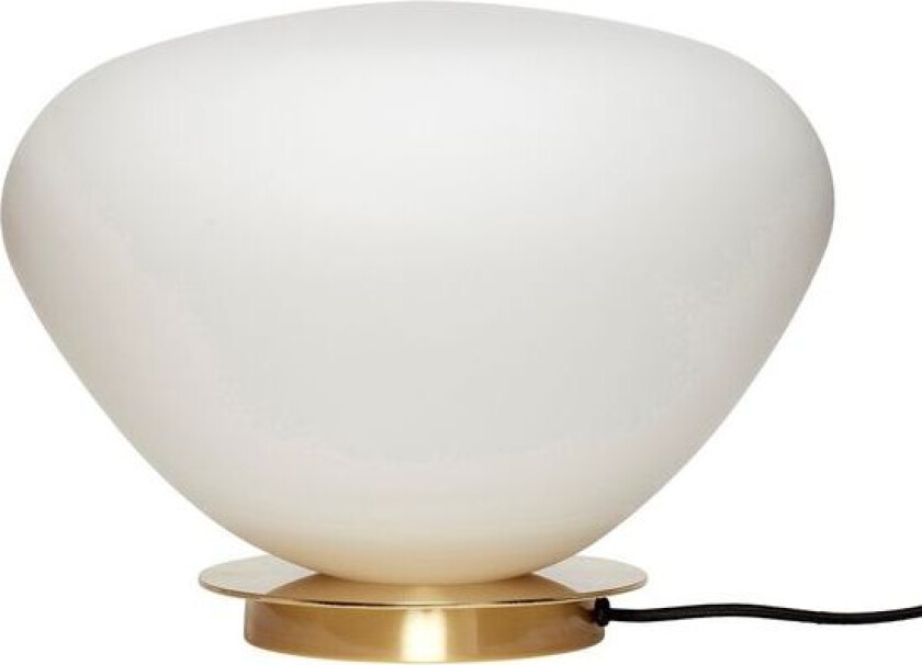 - Bean Bordlampe White/Brass