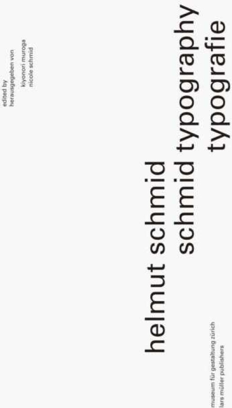 Helmut Schmid: Typography