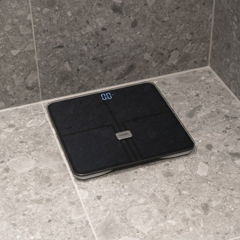 Smart Scale Personvekt med wifi Svart