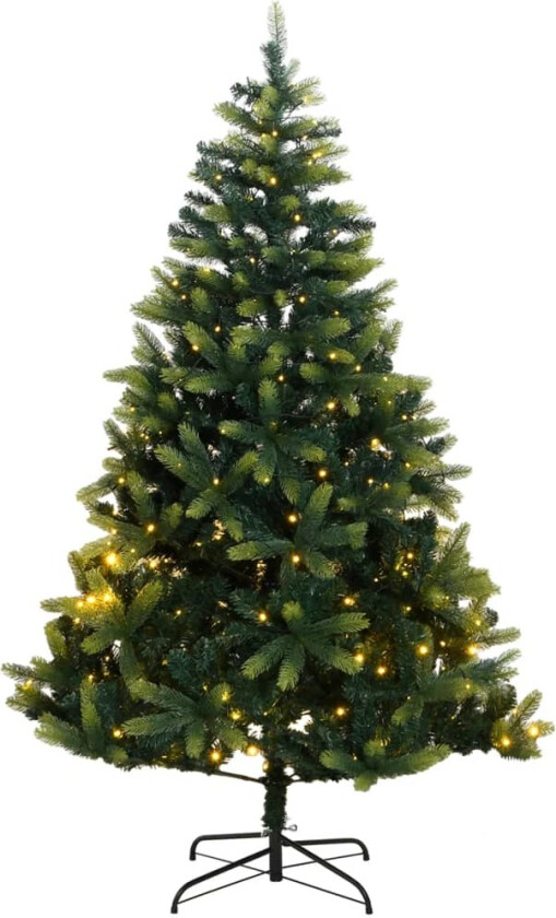 Kunstig hengslet juletre 300 LED 240 cm