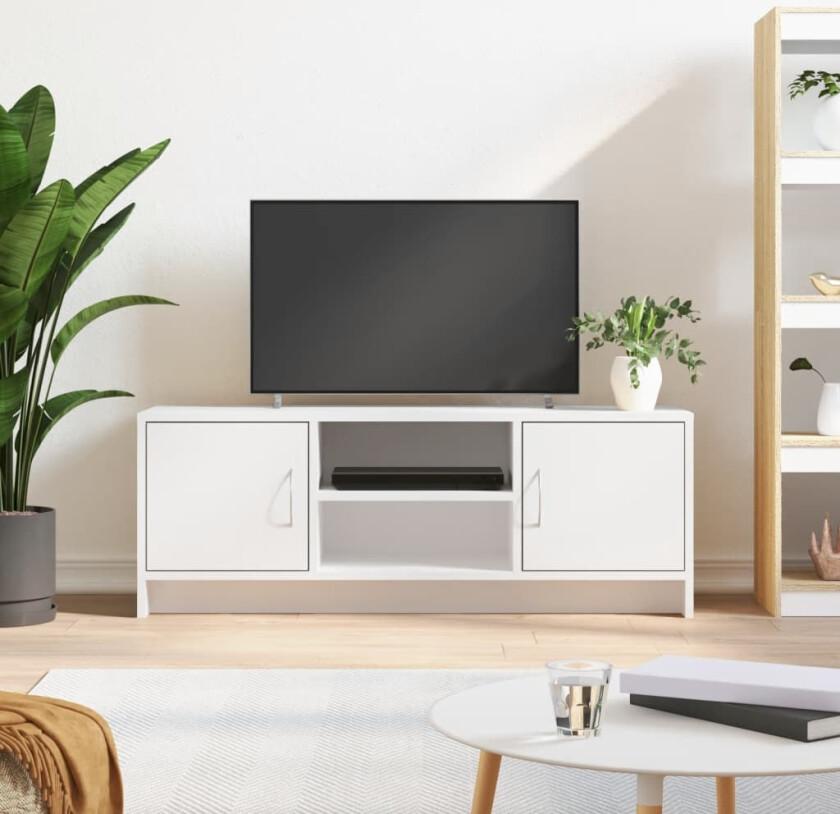 TV-benk svart 102x30x37,5 cm konstruert tre