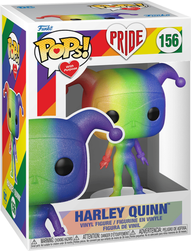 Funko Pop! With Purpose: Pride - Harley Quinn Figur #156