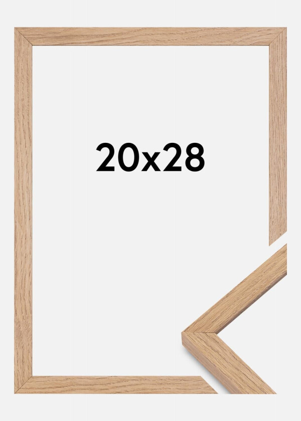 Ramme Montgomery Matt Antirefleksglass Eik 20x28 Cm