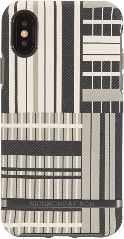 Richmond And Finch Platinum Stripes iPhone Xs Max Cover (U)