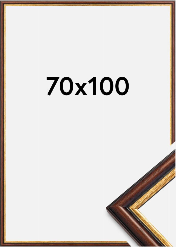 Ramme Siljan Akrylglass Brun 70x100 Cm