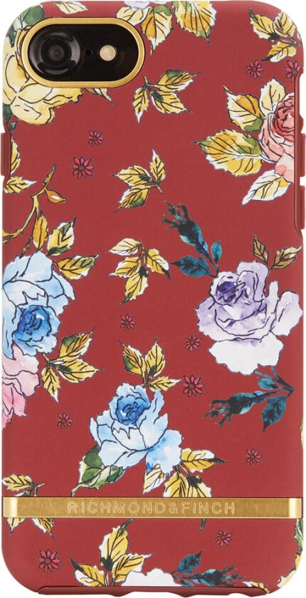 Richmond And Finch Red Floral iPhone 6/6S/7/8 Cover (U)