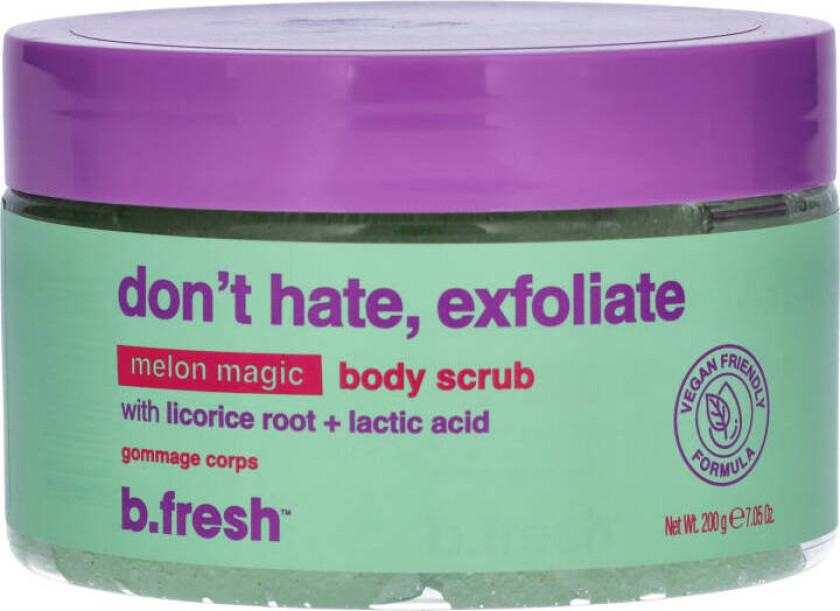 Don't Hate, Exfoliate - Melon Magic Body Scrub 200 g