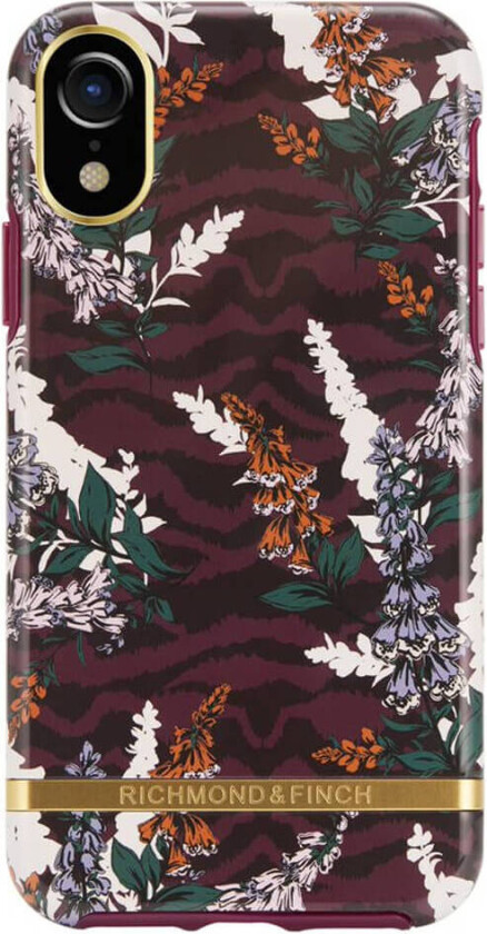 Richmond And Finch Floral Zebra iPhone Xr Cover