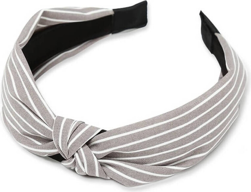 headband Kara stribs grey