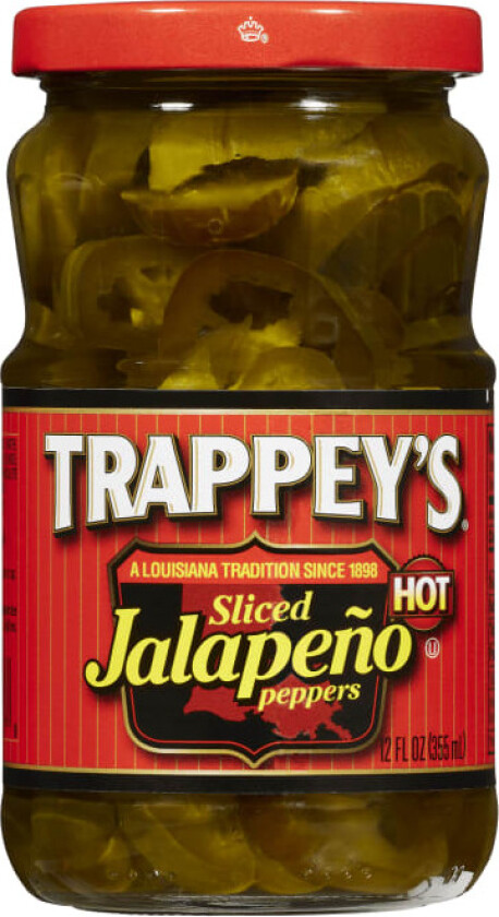 Trappey's Skivede Jalapenopepper 355ml