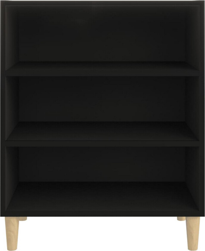 Skjenk svart 57x35x70 cm sponplate