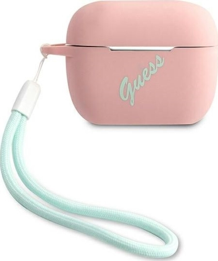 Guess Vintage AirPods Pro Silikondeksel - Rosa/Grønn