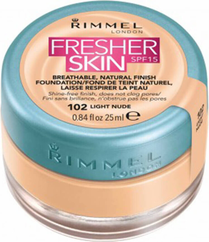 Fresher Skin Foundation SPF 15 102 Light Nude 25 ml