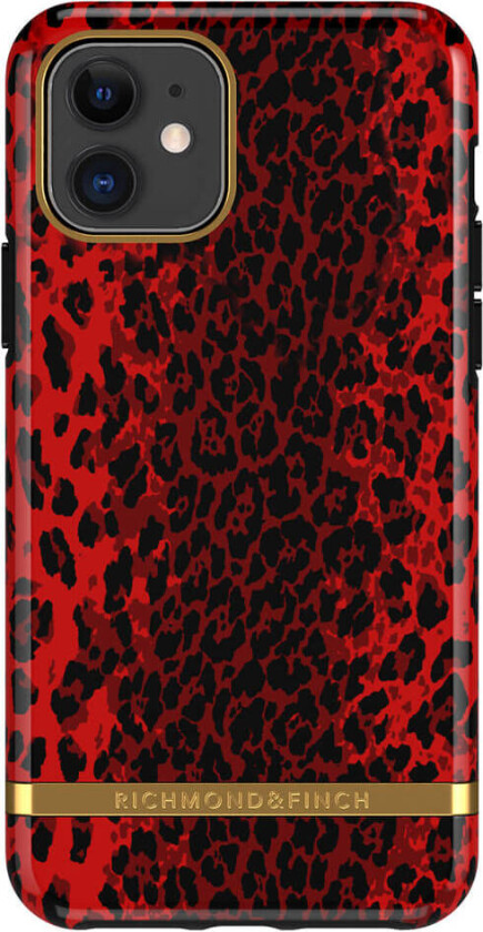 Richmond And Finch Red Leopard iPhone 11 Cover