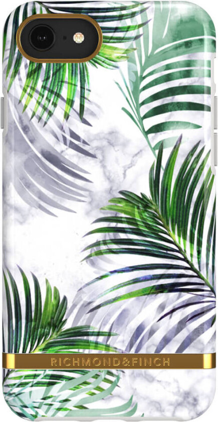 Richmond And Finch White Marble Tropics iPhone 6/6S/7/8 Cover