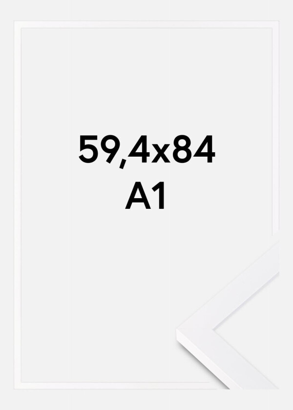 Ramme Selection Akrylglass Hvit 59,4x84 Cm (A1)